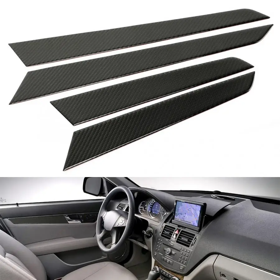 

Carbon Fiber Car Interior Door Panel Cover Trim for Mercedes C-Class W204 2007 2008 2009 2010 2011 2012 1013