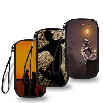 

2019 Women Wallet 3D Paintings Printed Long Design Purse Female Passport Card Holder Clutch Carteira Feminina Coin Purses Custom