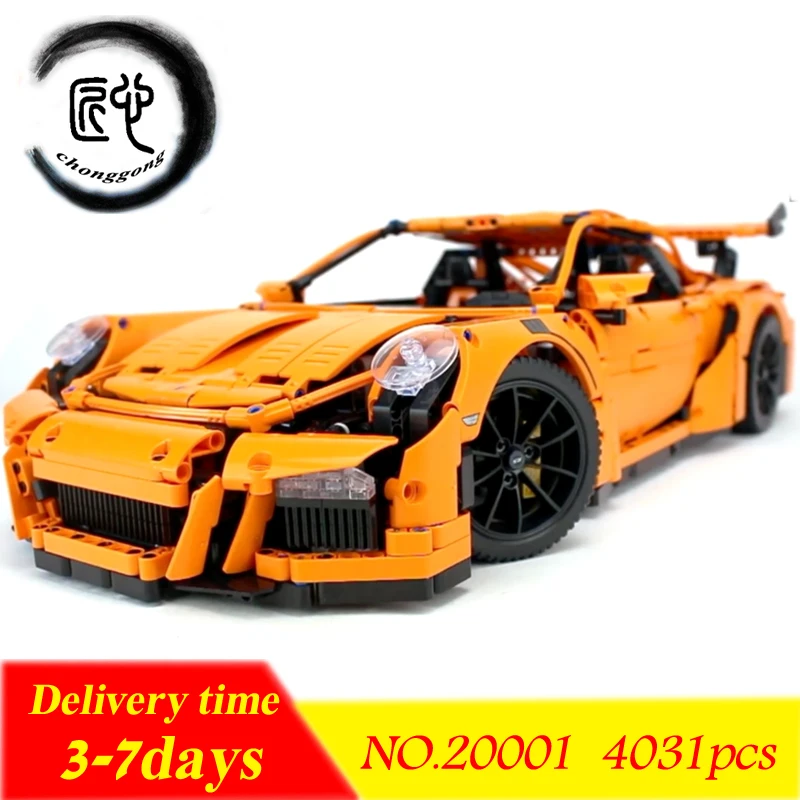 

The New 20001 technic series Race Car Model Building Kits Blocks Bricks Compatible 42056 Bricks Boys Gifts Educational DIY Toys