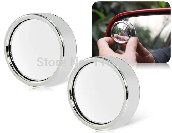

2pcs x Adjustable 360 Degrees Angle Wide-Angle Reversing Rearview Mirror