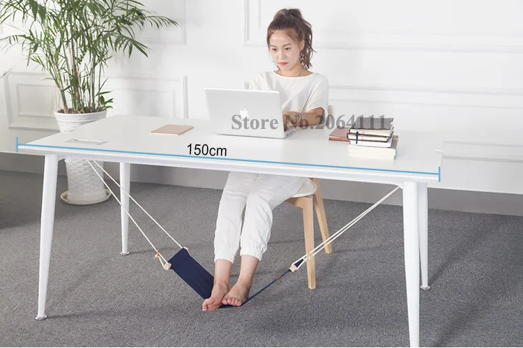 8 Color FUUT Mini Office Foot Hammock Leisure Home Furniture Desk Hamac Chair Feet Tool Outdoor Rest Table Stand Study Hamak