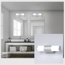GLW Макияж светодиодный стены Ванная комната Светильник Спальня прихожей indoor vanity Свет Современный Бра зеркало спереди простой ночь из