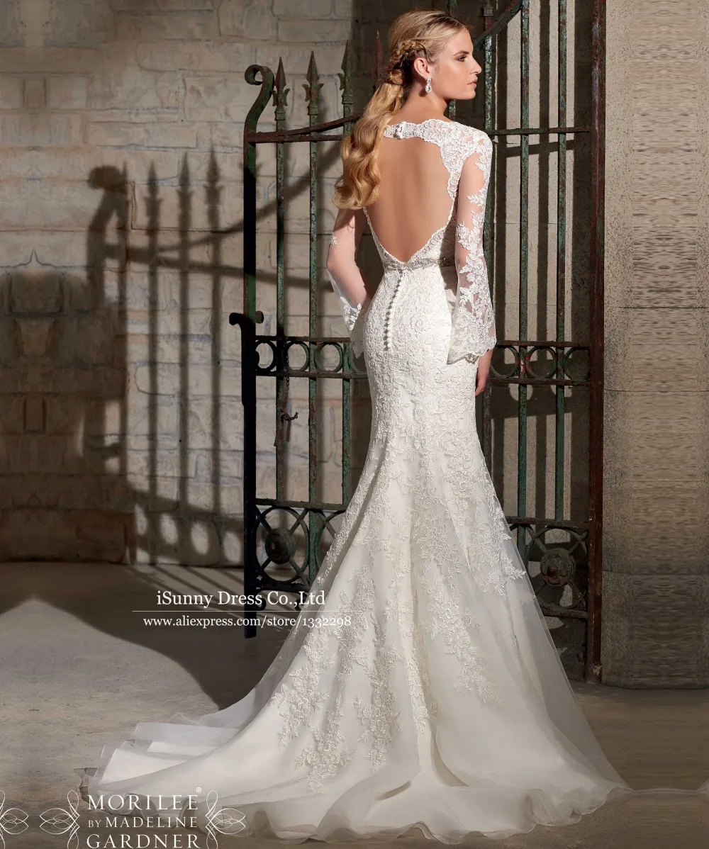 Designer Open Back Wedding Dresses