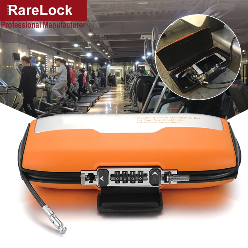

Rarelock MS553 Combination Box 5 Digit Password Cabinet 2 Colors for Cash, Keys, Phones, Sports, Office, Gym, Files, Home c