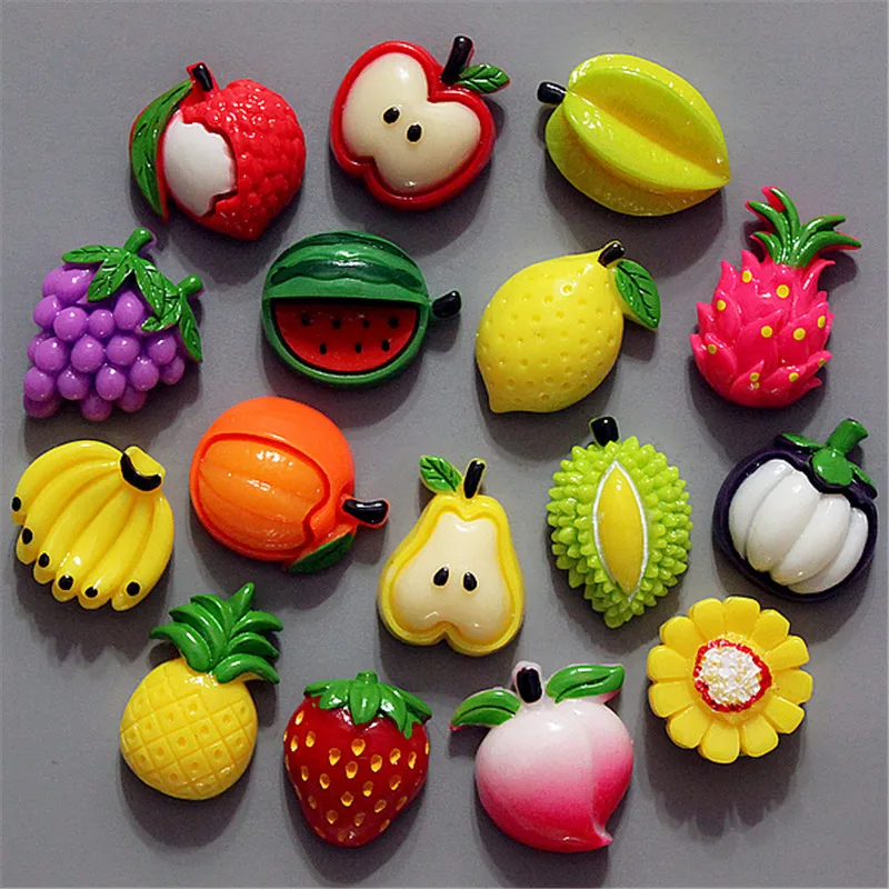 10 шт. милые наклейки на фрукты и холодильник для овощей магниты держатель для сообщений украшения для кухни домашний декор