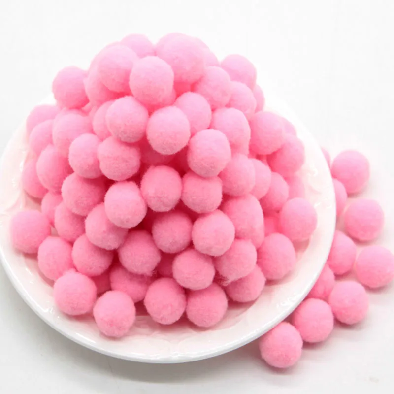 8/10/15/20/25/30mm Mini Fluffy Soft Pom Poms Pompoms Ball Handmade Kids Toys Wedding Christmas Decor DIY Sewing Craft Supplies