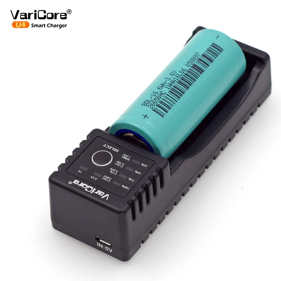 Varicore 26650 4800 мА/ч литий ионный 20a 3 7 V батарея питания + u4 1 2 V/3 18650/26650/18350/16340/aa/aaa