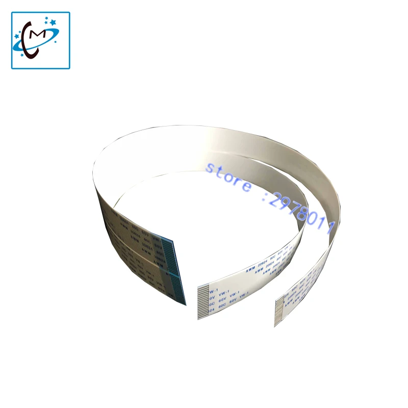 

15PCS DX7 printhead FFC flat date cable for Wit-color Smart Ultra 9100 9200 inkjet printer epson dx7 cable with split 34pins