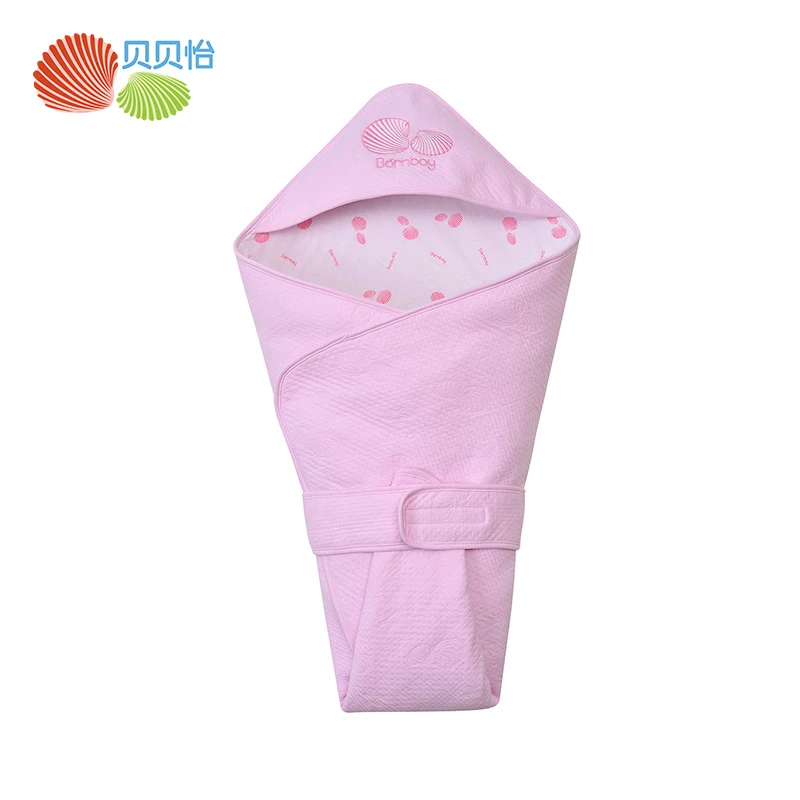 

Bornbay Baby boy girl useful blanket Cotton newborn Receiving Blankets with hat baby outwear big towel baby keep wear towels