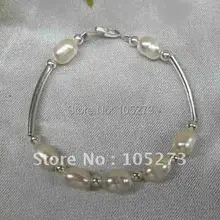 Для маленьких девочек настоящий жемчуг Bracelet.925 стерлингового серебра 925 Buy3+ 1 Модные украшения FN617