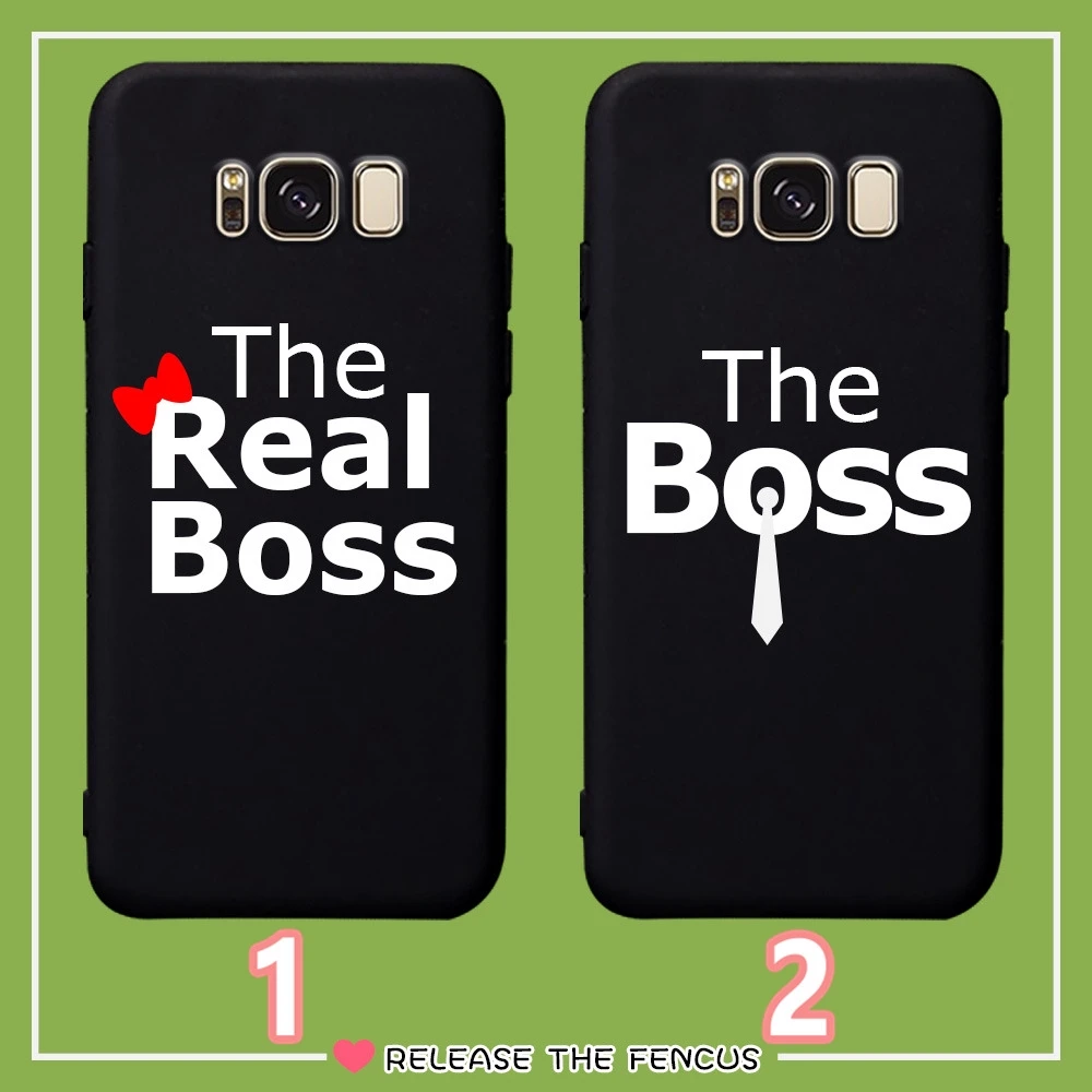 

FENCUS for Samsung Galaxy S6 S7 Edge J2 Prime J2 Pro S8 S9 Plus Note 8 9 Cover Phone cases Cute Girl Boss Soft Case Coque