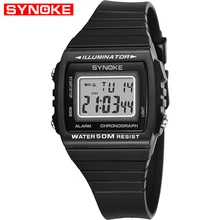 SYNOKE часы мужские часы мужские наручные часы электронные электронные часы часы спортивные best Фитнес Для мужчин цифровые наручные часы роскошные часы спортивные Водонепроницаемый Дайвинг подарок для Для мужчин