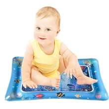 Детский коврик для игры в воду, надувной детский коврик для игр с животиком для малышей, забавная подвижная игра в центре