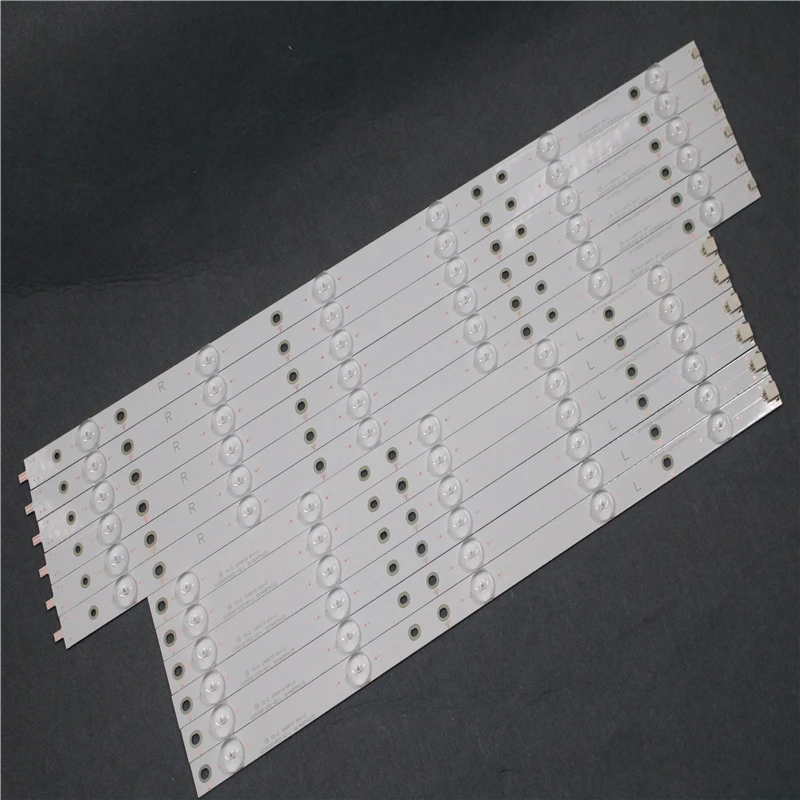 

1set=12pcs Led backlight for LE50D1452 T5002S 50PFF3655/T3 LD50V02S LB-PF3528-GJD2P5C506X11-R/L-H/B 6leds+5leds