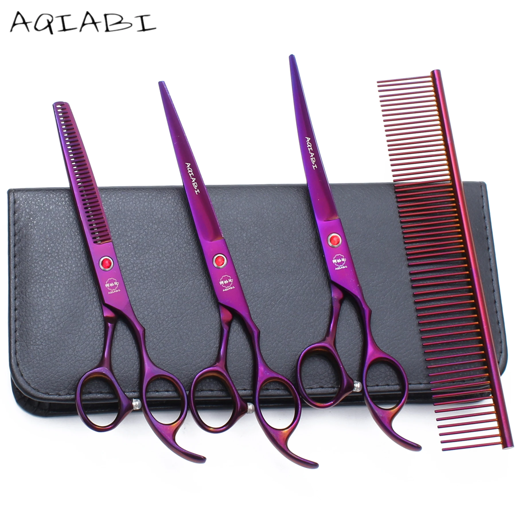 

6.0'' 17.5cm Japan Kasho 440C Golden Colour Professional Human Hair Scissors Hairdressing Cutting Shears Thinning Scissors H1005