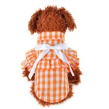Весенняя модная тканевая рубашка для питомцев, собак, кошек, летняя Клетчатая рубашка, костюмы для питомцев, дышащая жилетка, одежда, рубашка, питомец пудель, одежда