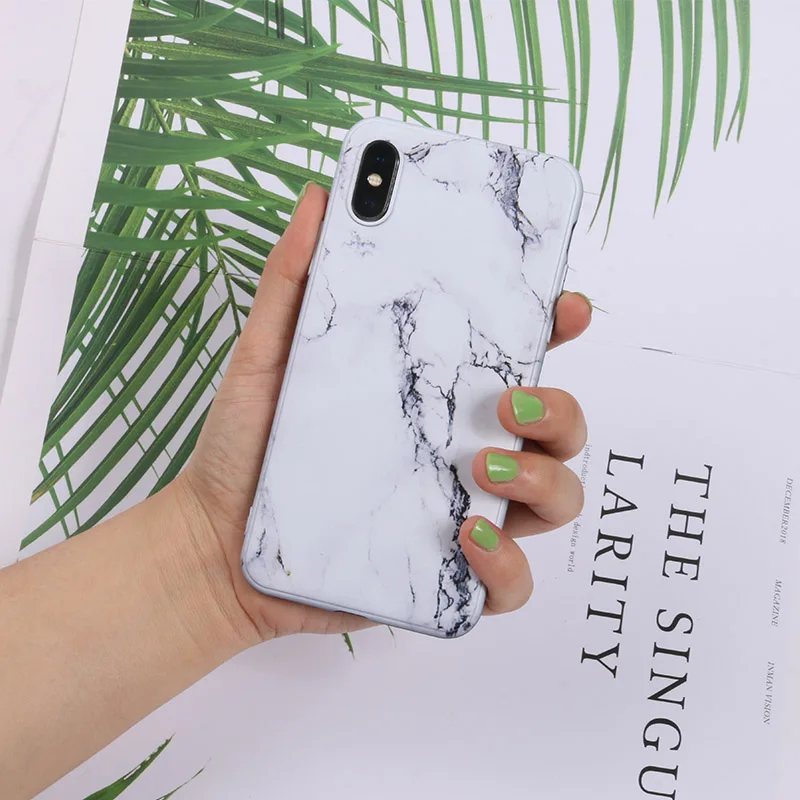 Мрамор чехол для Xiaomi Mi 6 Plus 6X Мода узор ТПУ Мягкая задняя крышка X A2 6C