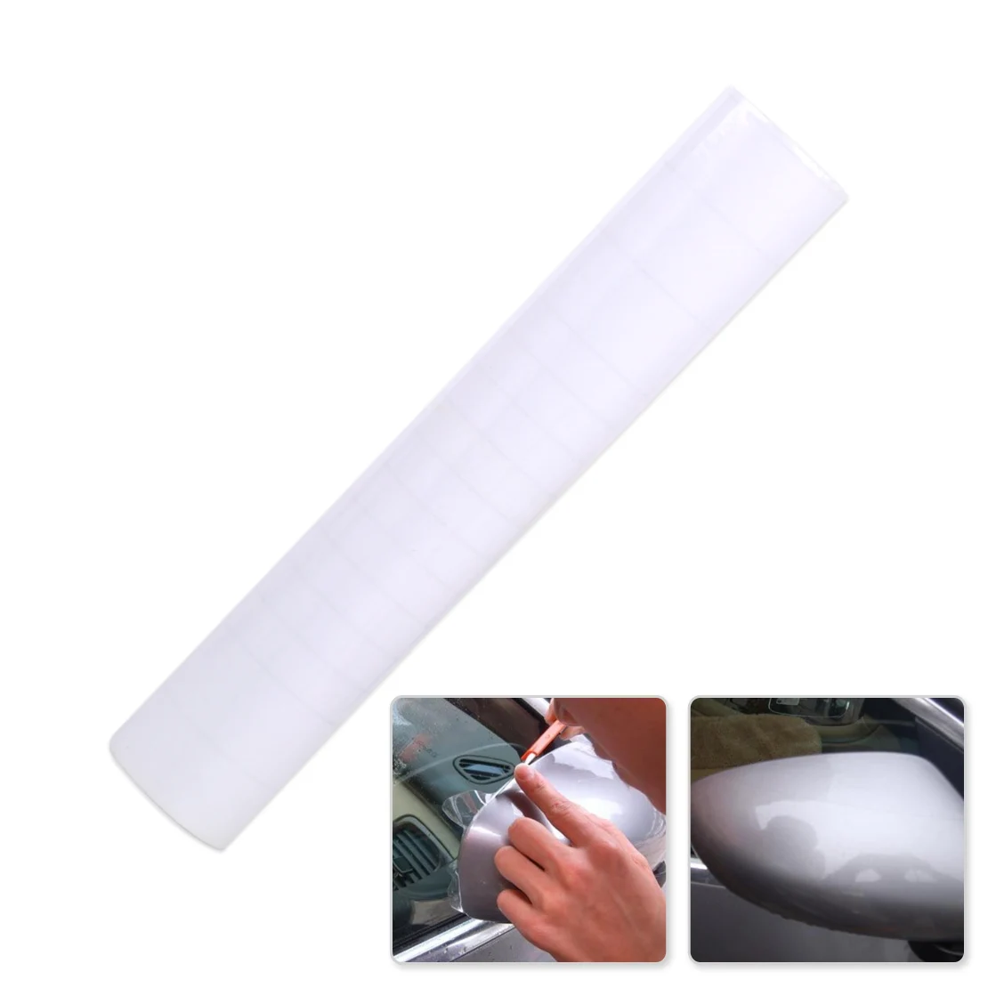 

beler 1Pc OPVC 20x200cm Clear Invisible Car Door Sill Edge Paint Protection Anti-Scratch Film Sheet Wrap For VW Audi BMW Mazda
