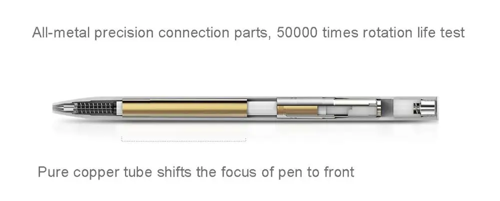 Xiao mi jia металлическая ручка для гостя G2 чернильная ручка mi Pen 0,5 мм ручка для подписи гладкая швейцарская заправка mi Kuni японские черные чернила индивидуального изготовления