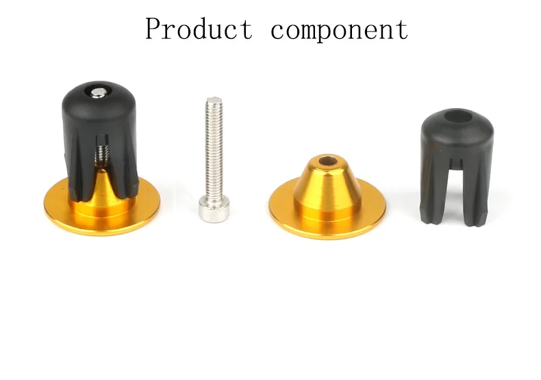 Алюминиевый сплав чучела велосипедная ручка Бандаж с накладкой для блокирования горной дороги руль складной велосипедный замок винт заглушка