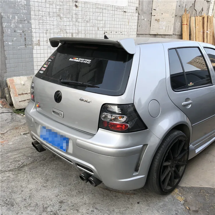 Для Volkswagen GOLF 4 спойлер 2001-2006 mk4 высокое качество абс материал заднее крыло праймер цвет задний спойлер