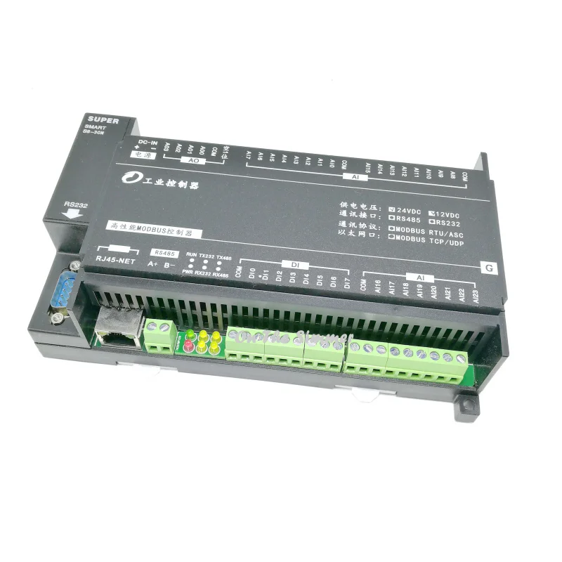 24 способ AI аналогового сбора 8 DI цифровой вход промышленный Ethernet IO модуль modbus