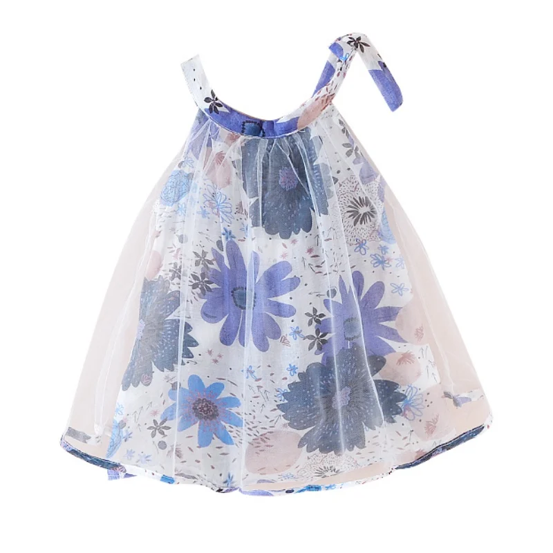 Принт сетчатые платья для маленьких девочек s Принцесса Детская одежда модные свадебные Детские платья для новорожденных из хлопка с принтом сетки Платье для маленьких девочек