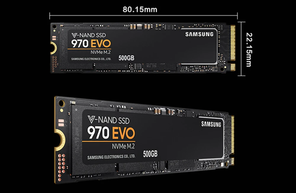 SAMSUNG SSD 1 ТБ 970 EVO M.2 2280 NVMe Внутренний твердотельный жесткий диск 500 Гб 250 Гб HDD M2 для ноутбука, настольного компьютера, ПК, PCIe