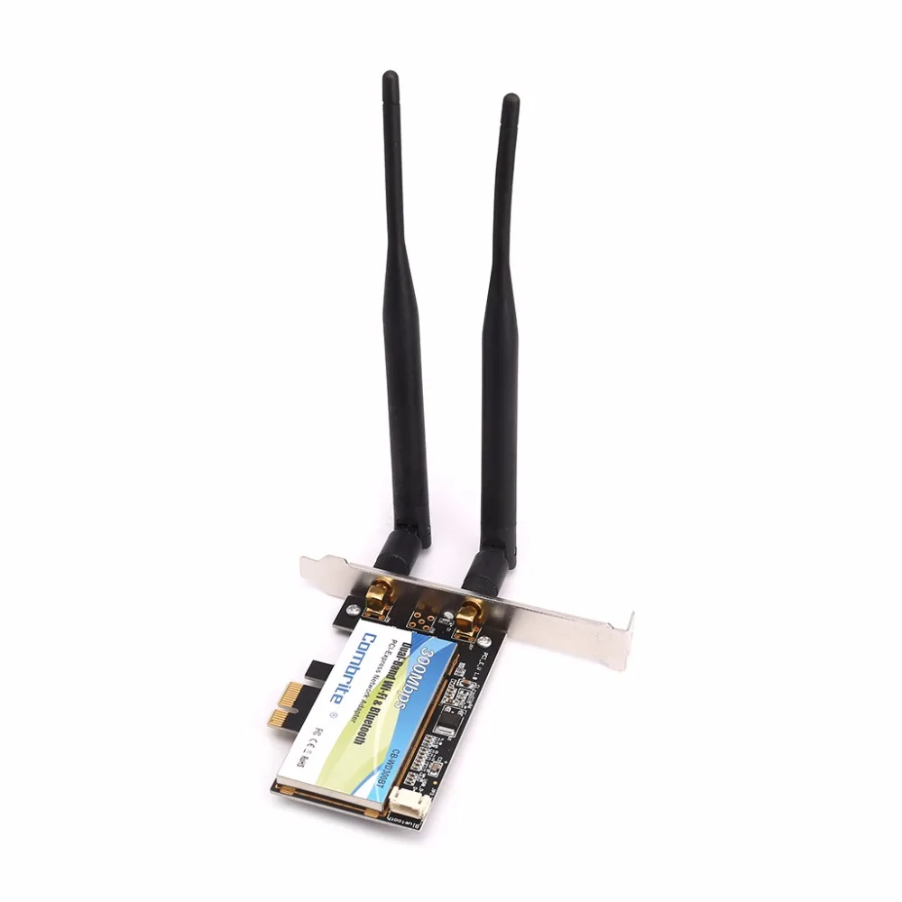 2-в-1 300 M Dual Band Bluetooth V4.0 Беспроводной wi-fi PCI-Express Card для настольных ПК BCM943228HMB