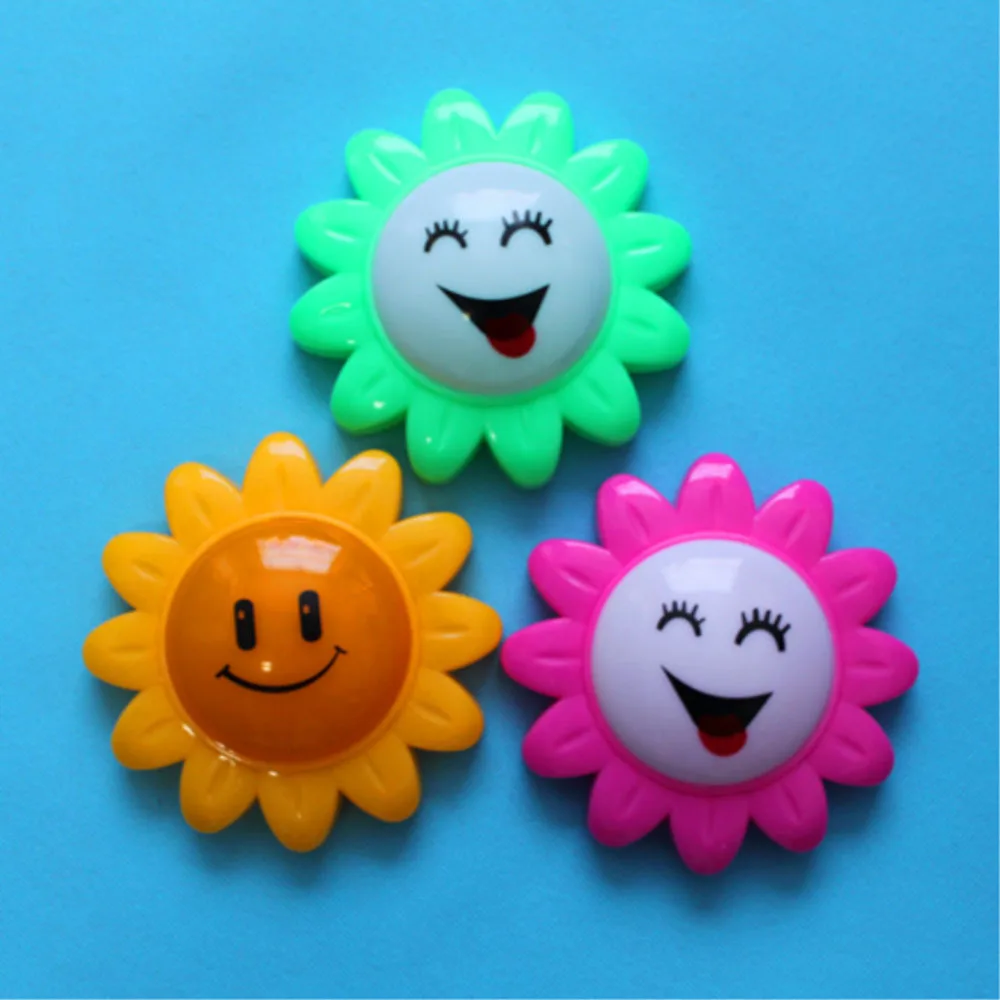Buy Novelty Night Light Dream sunflower Luminaria Lamp Push Button led night