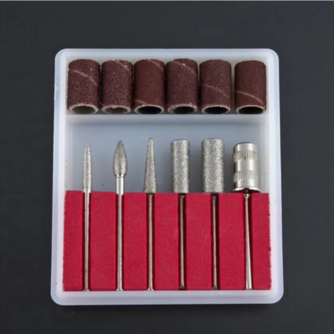 

6pcs Professional Nail Electric Drill Bits Grinding Head Kit sanding bands file set for Filing Machine Pedicure Manicure Tools