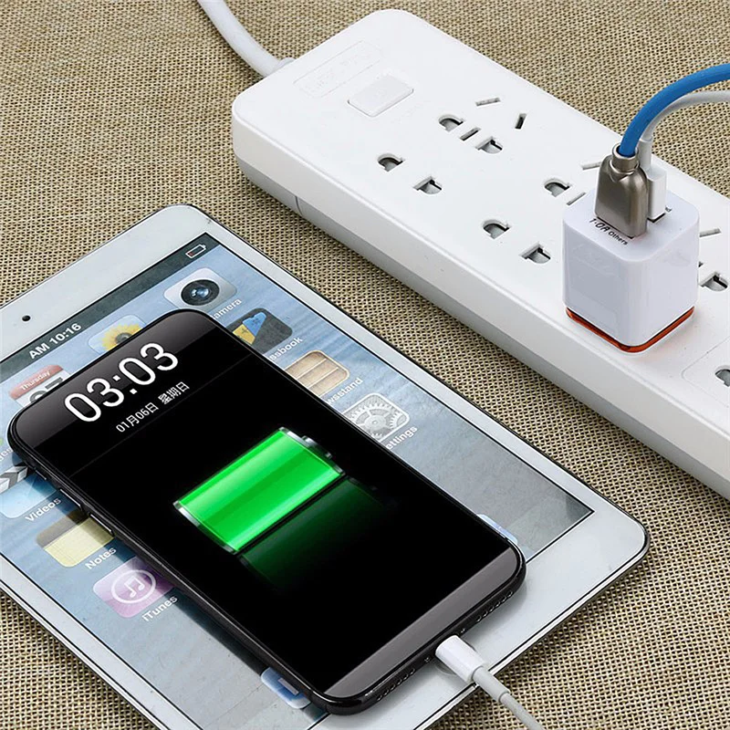 США ЕС штекер USB зарядное устройство 1A двойной Phnom Penh покрытие Мобильный телефон