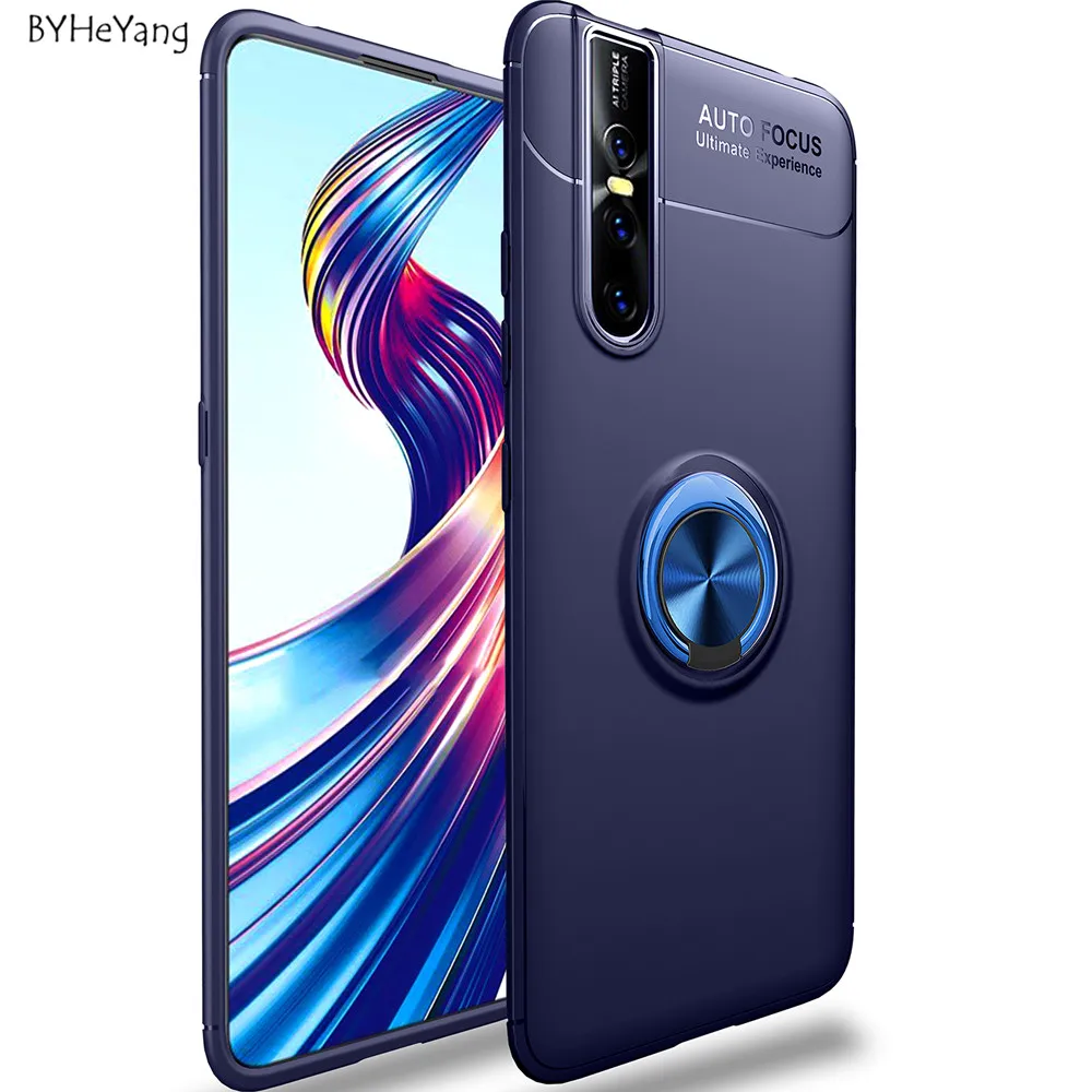 ДЛЯ VIVO V15 Pro Чехол для телефона автомобильный держатель Мягкая силиконовая крышка