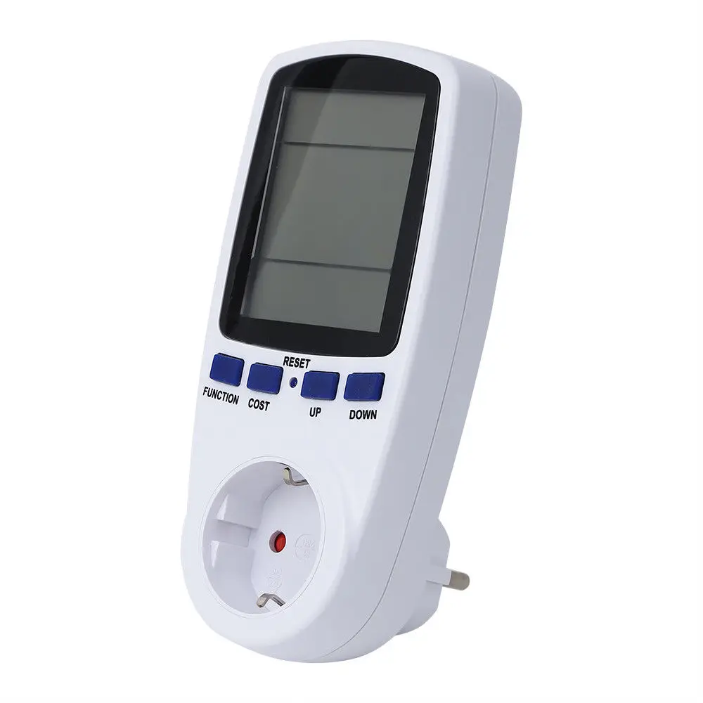

EU Plug Digital Voltage Wattmeter Power Analyzer Electronic Power Meter Energy Meter Automatic Kwh Power Switch
