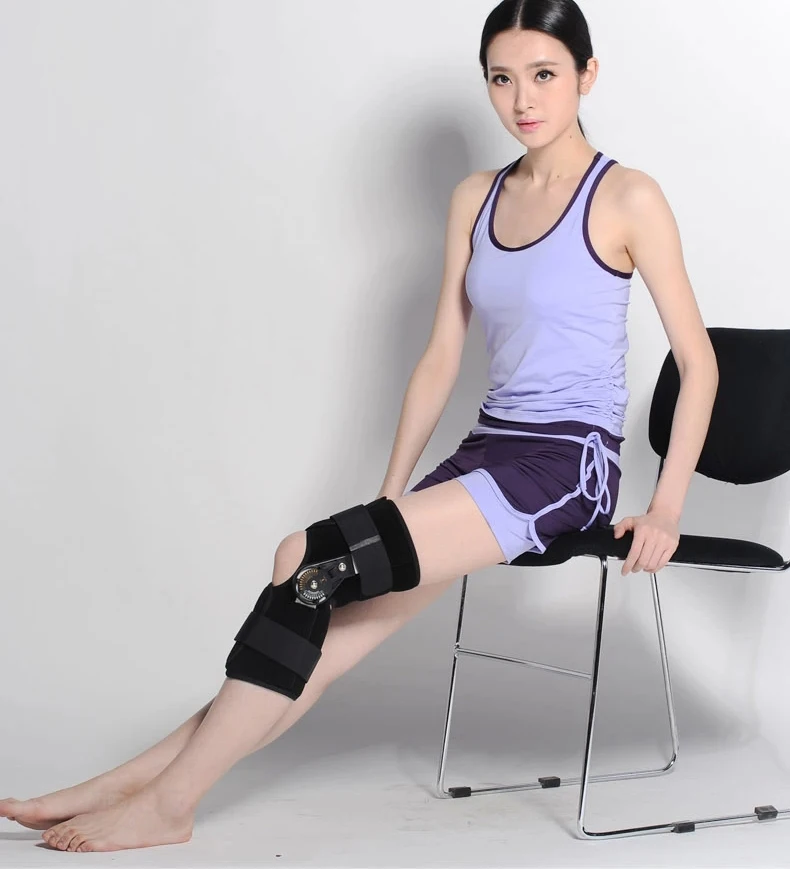Buy Medical adjustable knee brace fixed fracture knee bracket meniscus injury