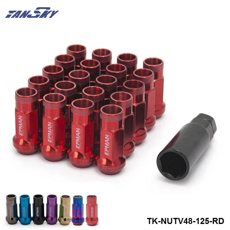 Prix pour TANSKY-Racing Rouge 48 MM En Acier Ouvert Exhtended Roue Acorn Rim Écrous de roue Set 12*1.25 Tuner 20 Pcs Avec Clé TK-NUTV48-125-RD Prix pour TANSKY-Racing Rouge 48 MM En Acier Ouvert Exhtended Roue Acorn Rim Écrous de roue Set 12*1.25 Tuner 20 Pcs Avec Clé TK-NUTV48-125-RD