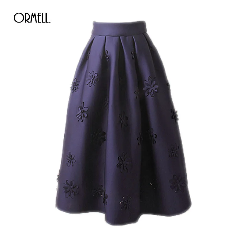 cotton flare skirt