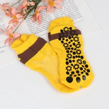 Популярные Дышащие Антифрикционные женские носки для йоги силиконовый слой против скольжения дышащие спортивные танцевальные носки тапочки