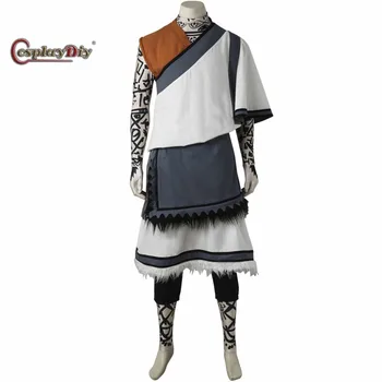 

Cosplaydiy PS4 Game The Last Guardian The Young Boy Costume Adult Men Halloween Carnival Cosplay Clothes Custom Made J5