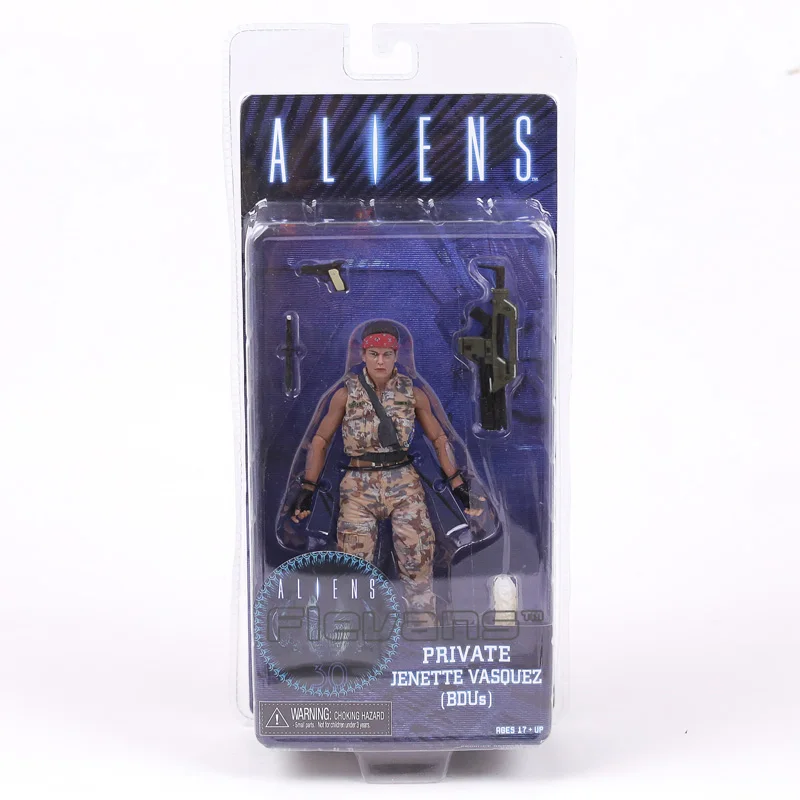 Инопланетянин NECA LT.Ellen riply персональный Дженетт Васкес ксеноморф воин ПВХ фигурка