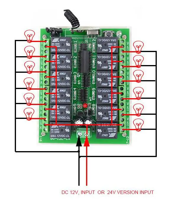 DC 12V 24V 10A 12 CH 12 CH 12 CH радио управление Лер RF беспроводной пульт дистанционного управления светильник переключатель насоса двигателя системы приемника