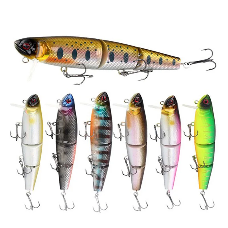 

1Pcs Joint Fishing Lure 11cm 20g Minnow Hard Bait Artificial Fishing Wobbler Plastic Fish pesca Fishing Tackle