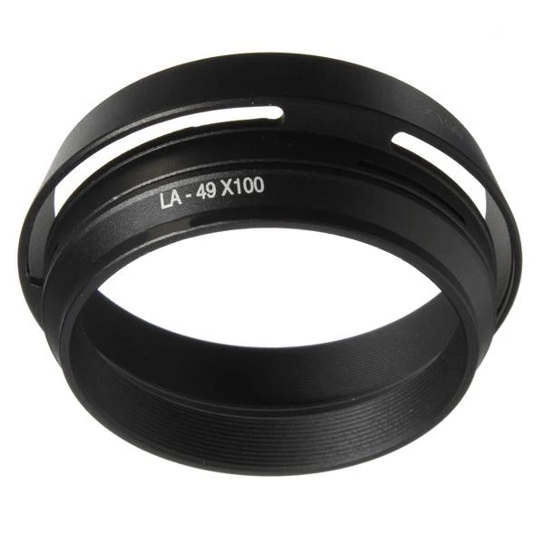 AAAE Топ 49 мм LH JX100 бленда объектива LA 49X100 переходное кольцо f. Fujifilm X100 Fuji Finepix|Бленды|