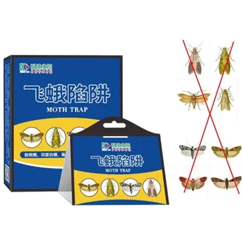 

5Pcs /set Effective Fly Moth trap Pest Control Moth killer Mole Repeller Pest Reject Fly Trap Insects Family Factory Restaurant