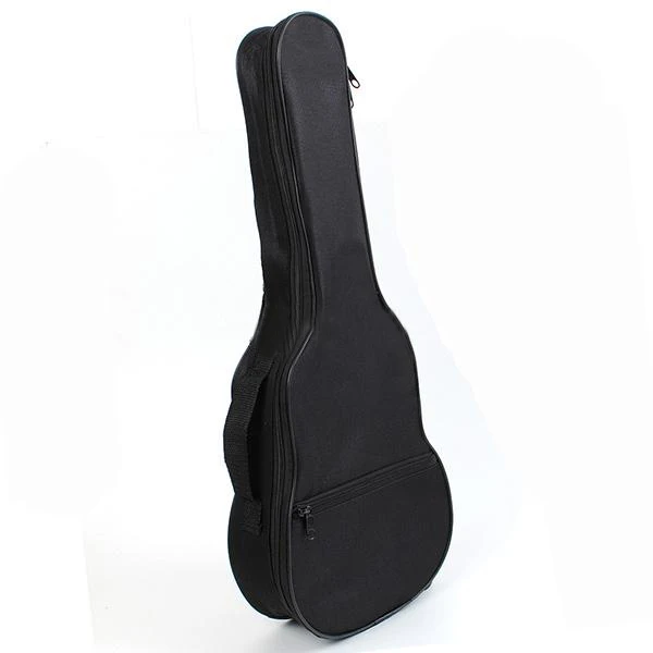 

2X Ukulele Soft Shoulder Back Carry Bag With Straps Black For Gift