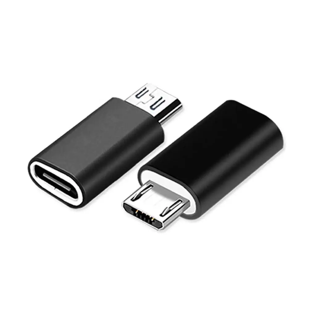 1/2 шт./лот ABS Тип с портом типа C OTG адаптер для Apple iPhone Micro USB C адаптер-преобразователь для телефонов на базе Android с Bluetooth зарядки обмен данніми