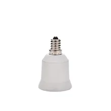 1 шт. белый E12 к E26/E27 патрон лампы конвертер канделябры свет База разъем хорошее качество