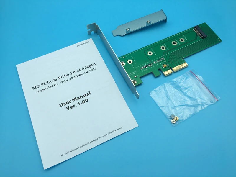 M.2 PCIe 4 Lane SSD к 3 0x4 адаптер PCIE x4 NVMe/M.2 NGFF (ключ M) карте|pcie x4|m.2 pciepcie 3.0 |