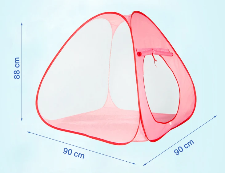 Три муки цвет сетчатая Палатка/младенческой Дети Дом игра море Принцесса Палатка бобо мяч ткань для бассейна складной