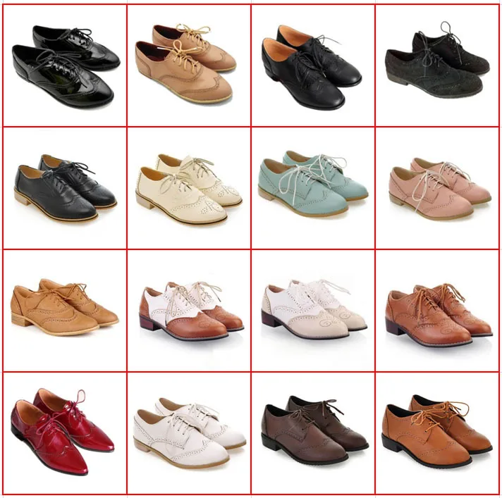 womens oxford brogue shoes